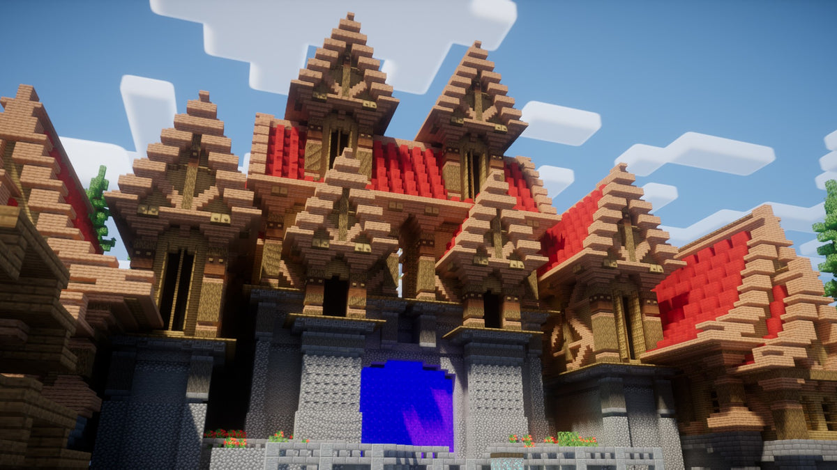 Amazing Minecraft Spawn Minecraft Spawn : Crimson Village – OriginBuilds