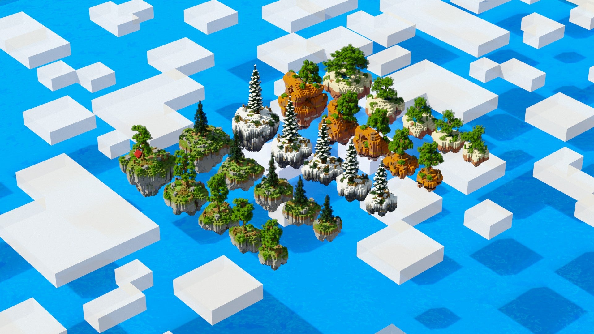 25 SkyBlock Starter Islands